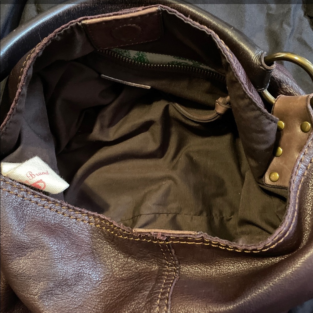 ❌❌SOLD SOLD❌❌Lucky brand Lrg whipstitch hobo bag - Picture 7 of 11